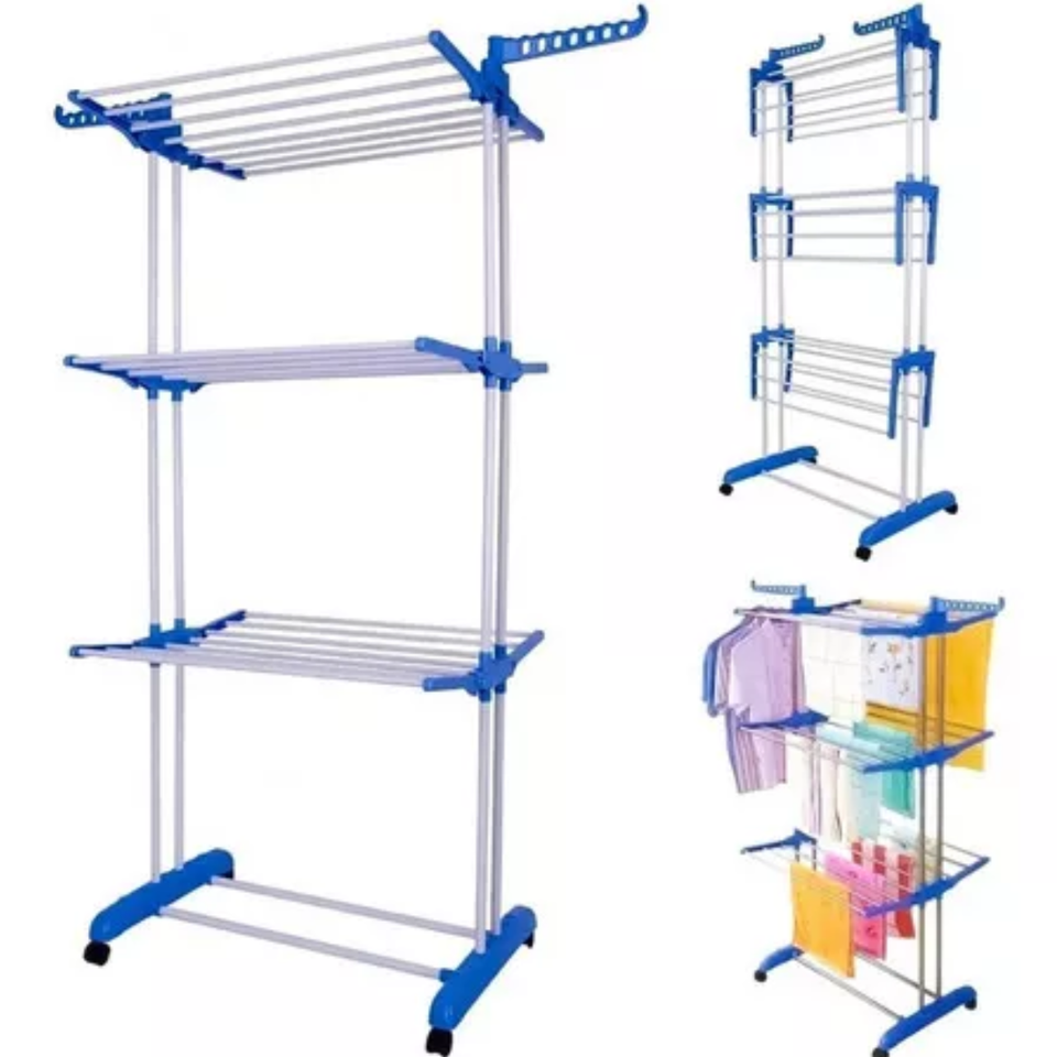 Tendedero de Ropa Plegable 3 Niveles