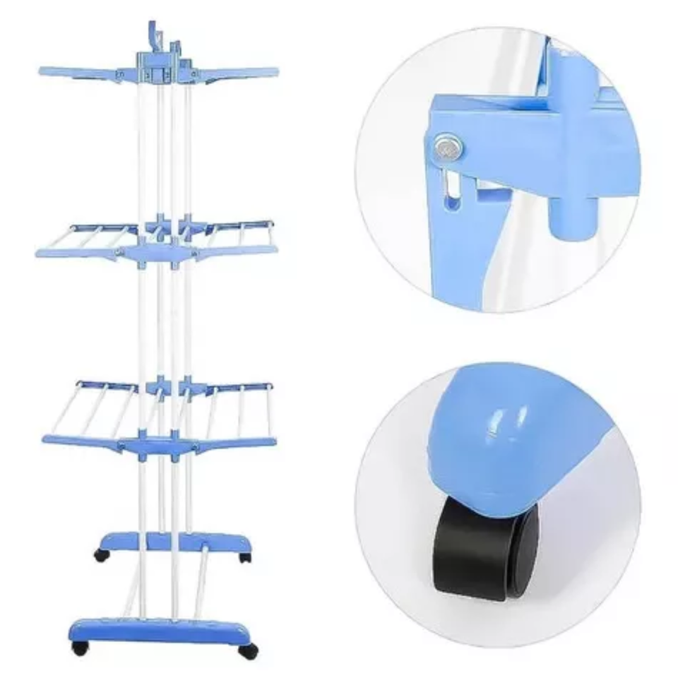 Tendedero de Ropa Plegable 3 Niveles