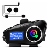 Combo X2 Intercomunicadores para Casco Q58-MAX con Pantalla LCD y Bluetooth