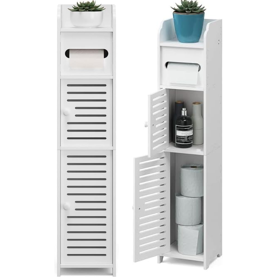 Estantería para Lavandería o Baño con Puertas