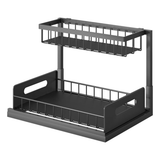Organizador de Cocina Deslizable de 2 Niveles