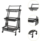 Organizador Plegable de 3 Niveles con Ruedas