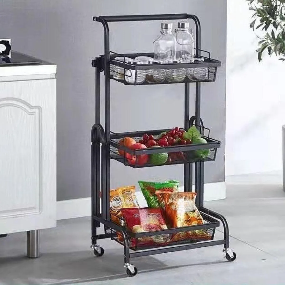 Organizador Plegable de 3 Niveles con Ruedas