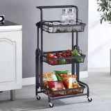 Organizador Plegable de 3 Niveles con Ruedas