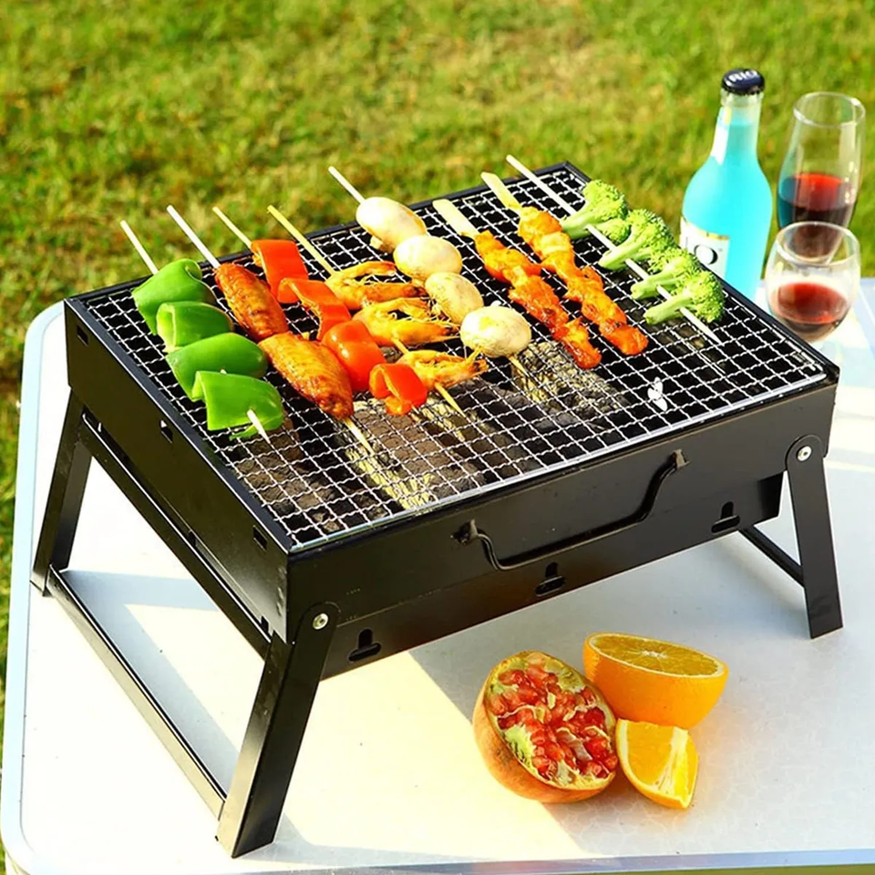 Parrilla Mini Asador Plegable