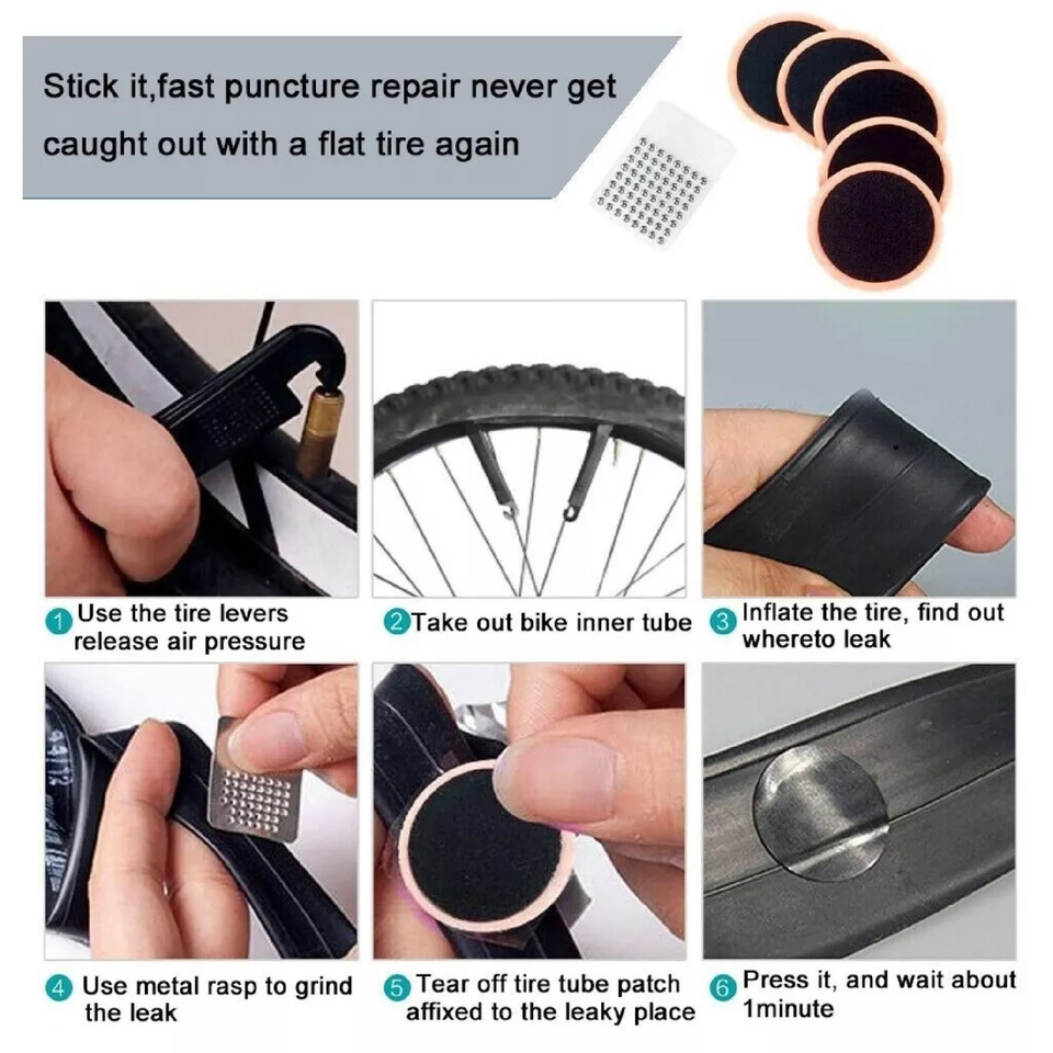 Kit de Reparación y Despiche de Bicicletas