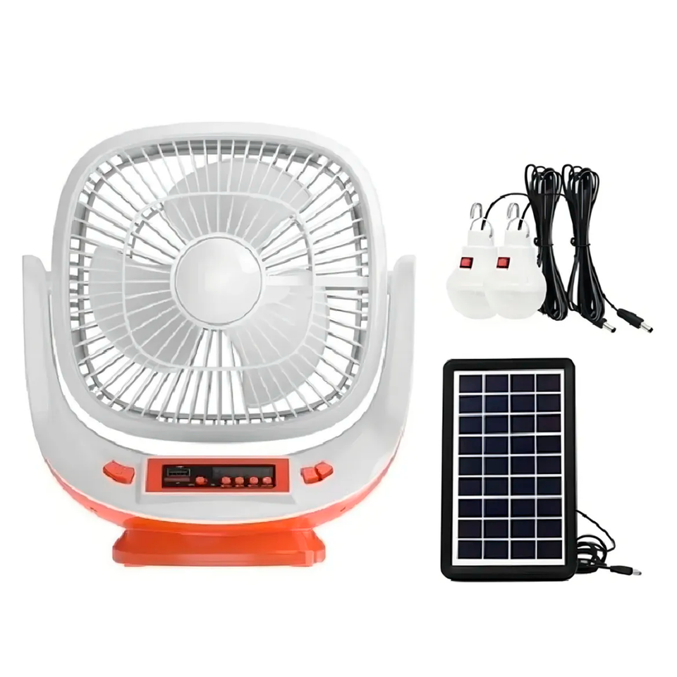 Ventilador con panel solar