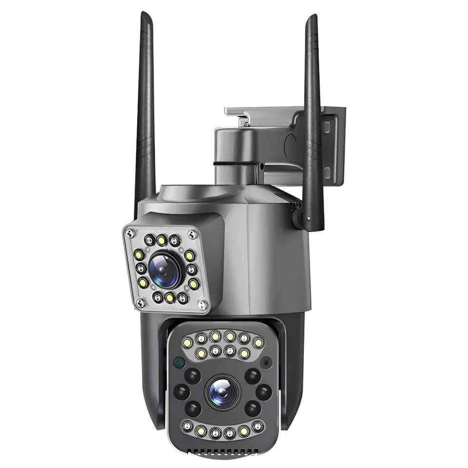 Cámara exterior doble lente wifi