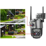 Cámara exterior doble lente wifi