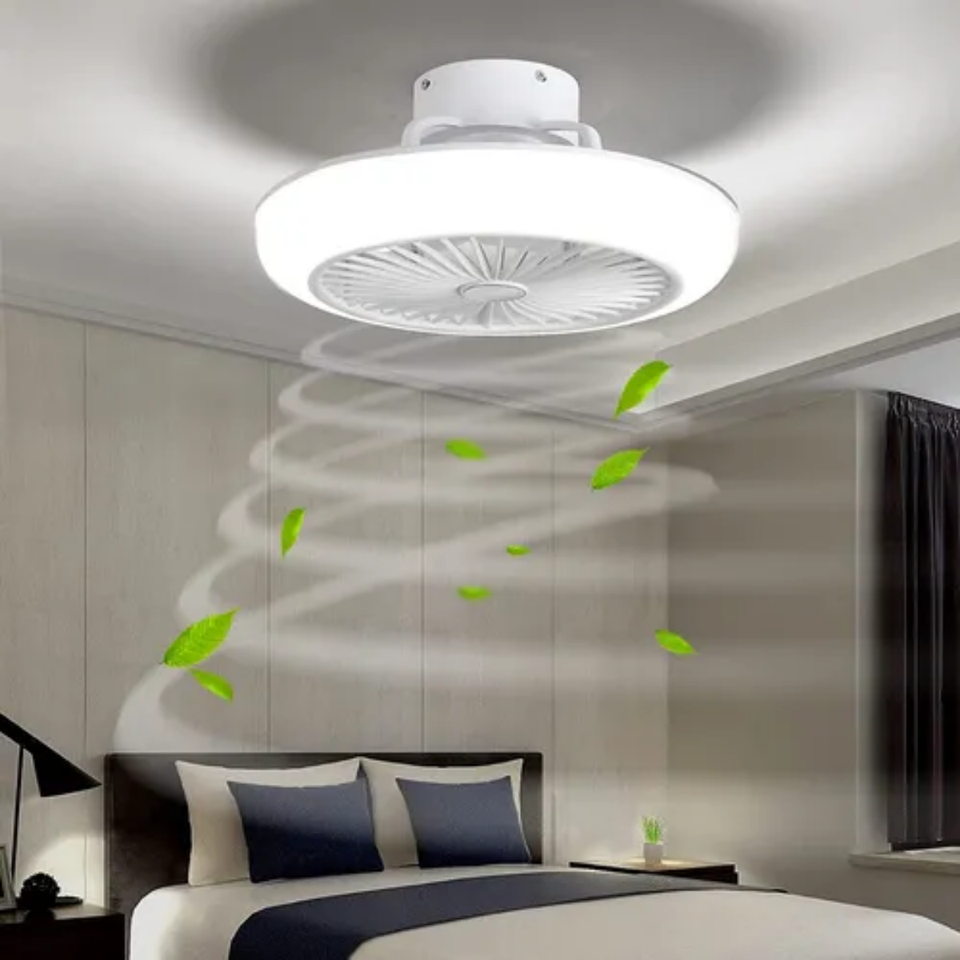 Ventilador de techo con luz led