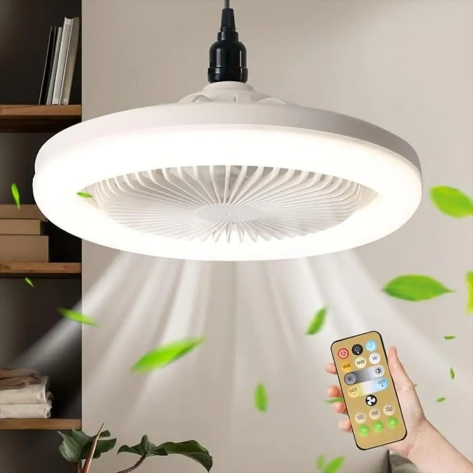 Ventilador de techo con luz led