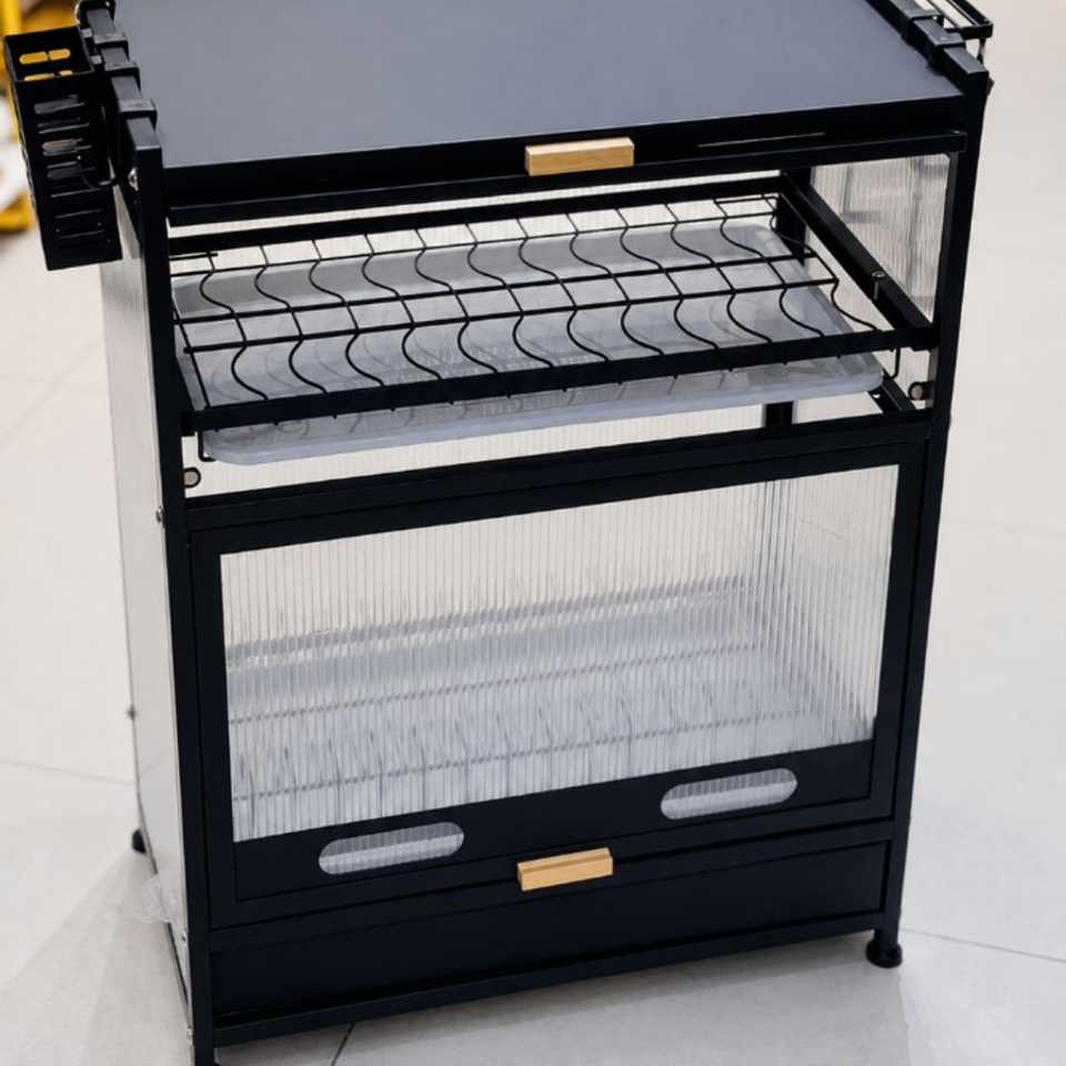 Gabinete escurridor de cocina 2 niveles