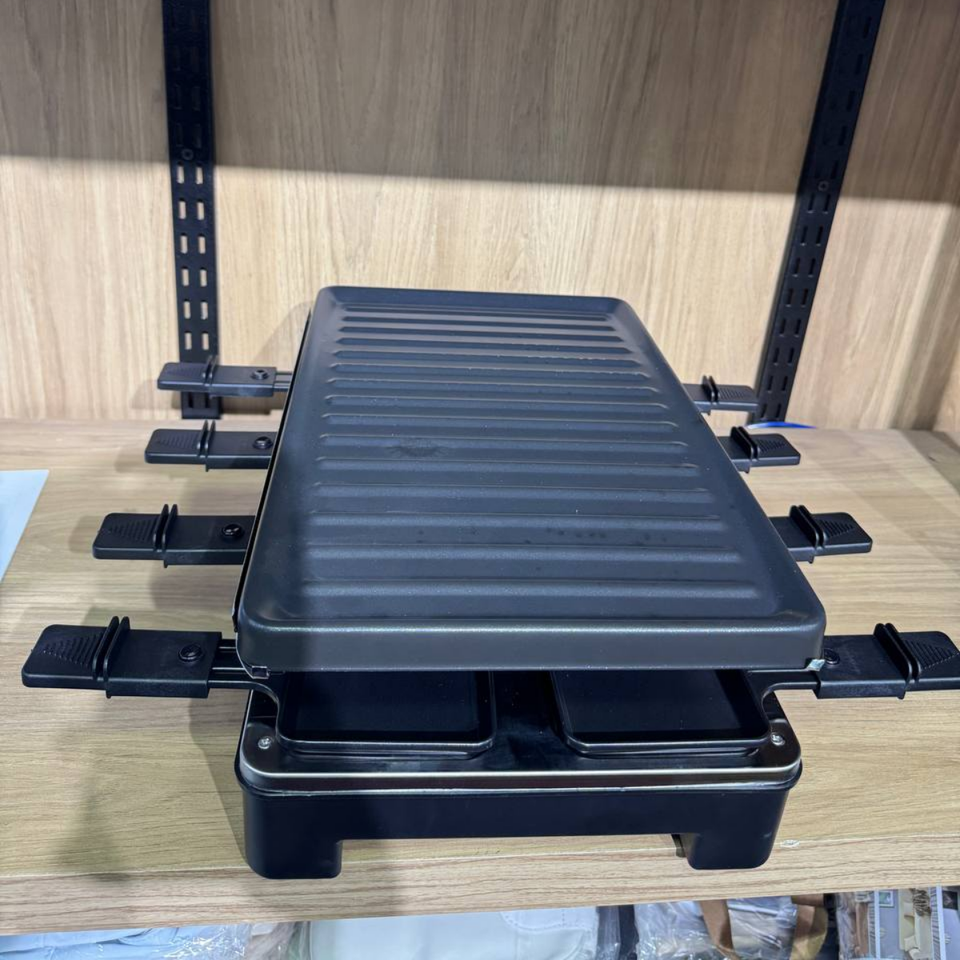 Parrilla eléctrica portátil 2 en 1