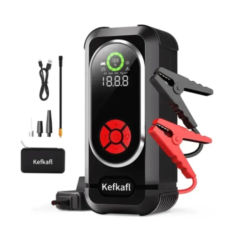 Iniciador cargador compresor de batería 12v