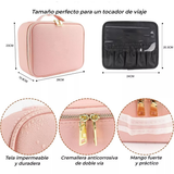 Organizador de maquillaje con espejo led