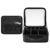 Organizador de maquillaje con espejo led