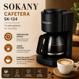 Cafetera eléctrica de 6 tazas