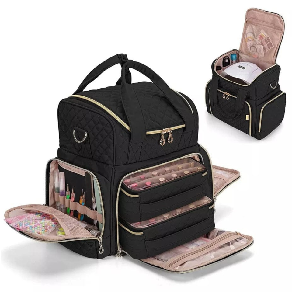 Bolso organizador profesional para uñas