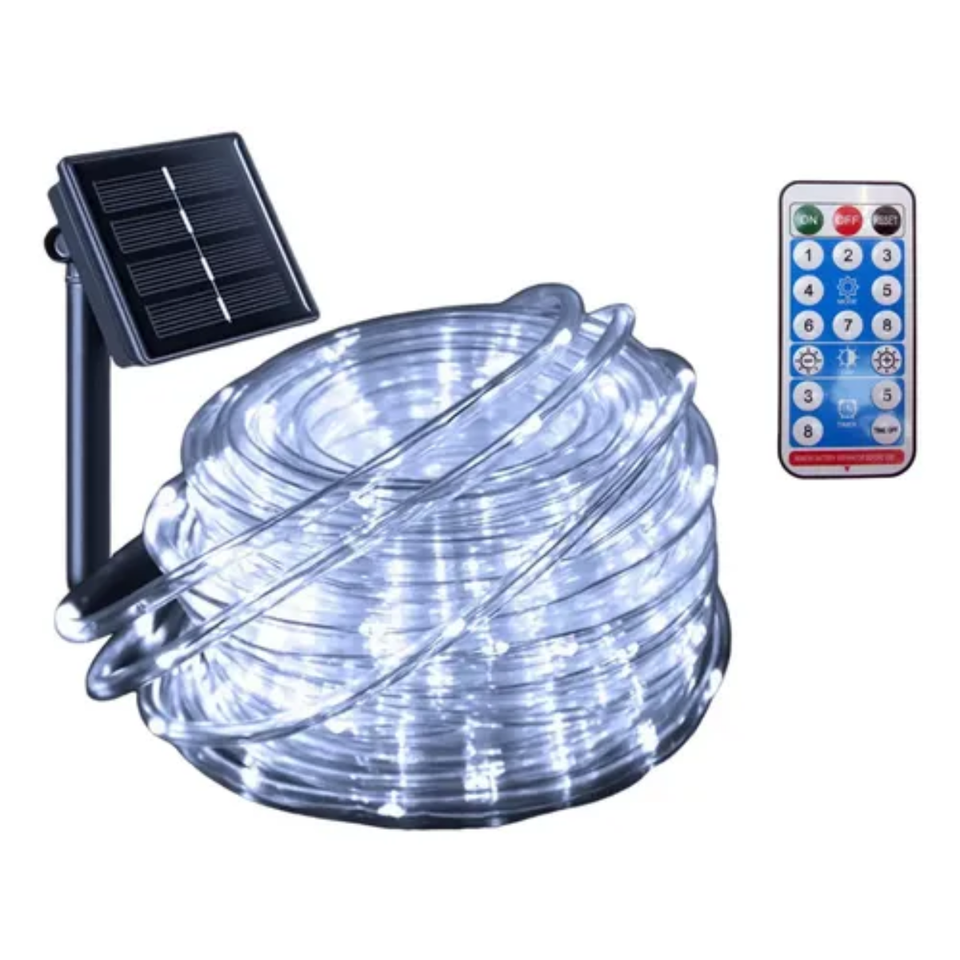 Manguera solar 20 metros x 200 bombillos led