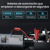 Compresor e iniciador de baterías