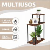 Estante organizador vertical de 3 niveles