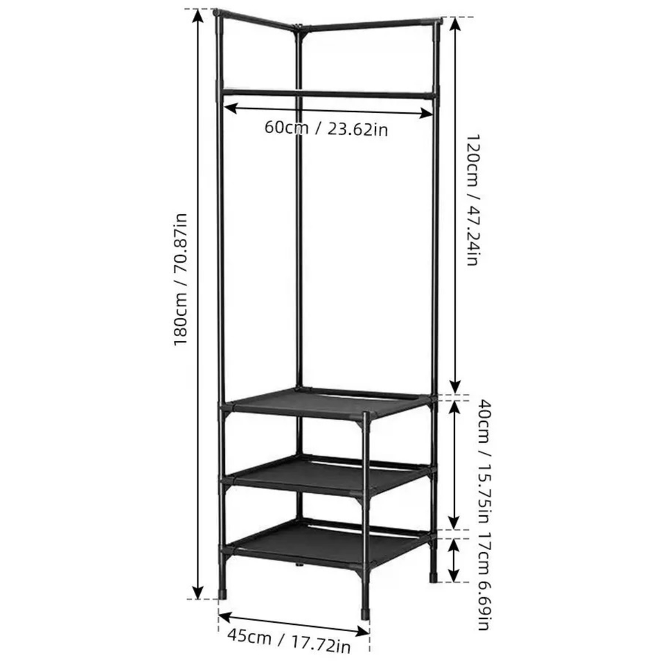 Closet esquinero multifuncional