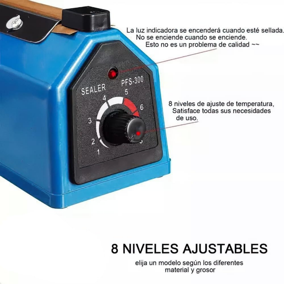 Máquina selladora de bolsas eléctrica