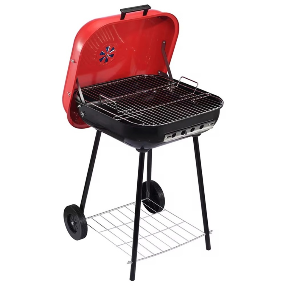 Parrilla bbq portátil master grill deluxe