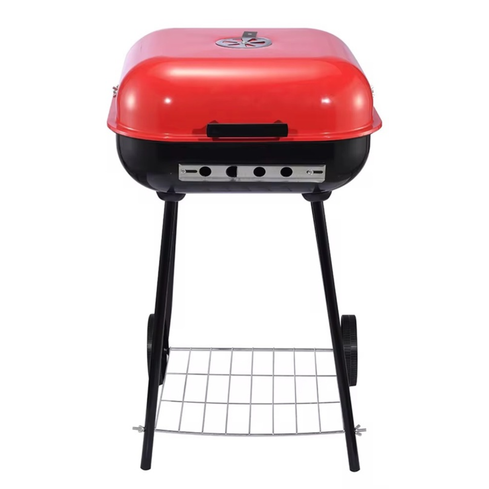 Parrilla bbq portátil master grill deluxe