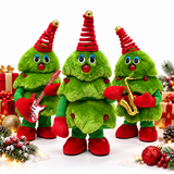 Combo x3 muñeco árbol de navidad bailable