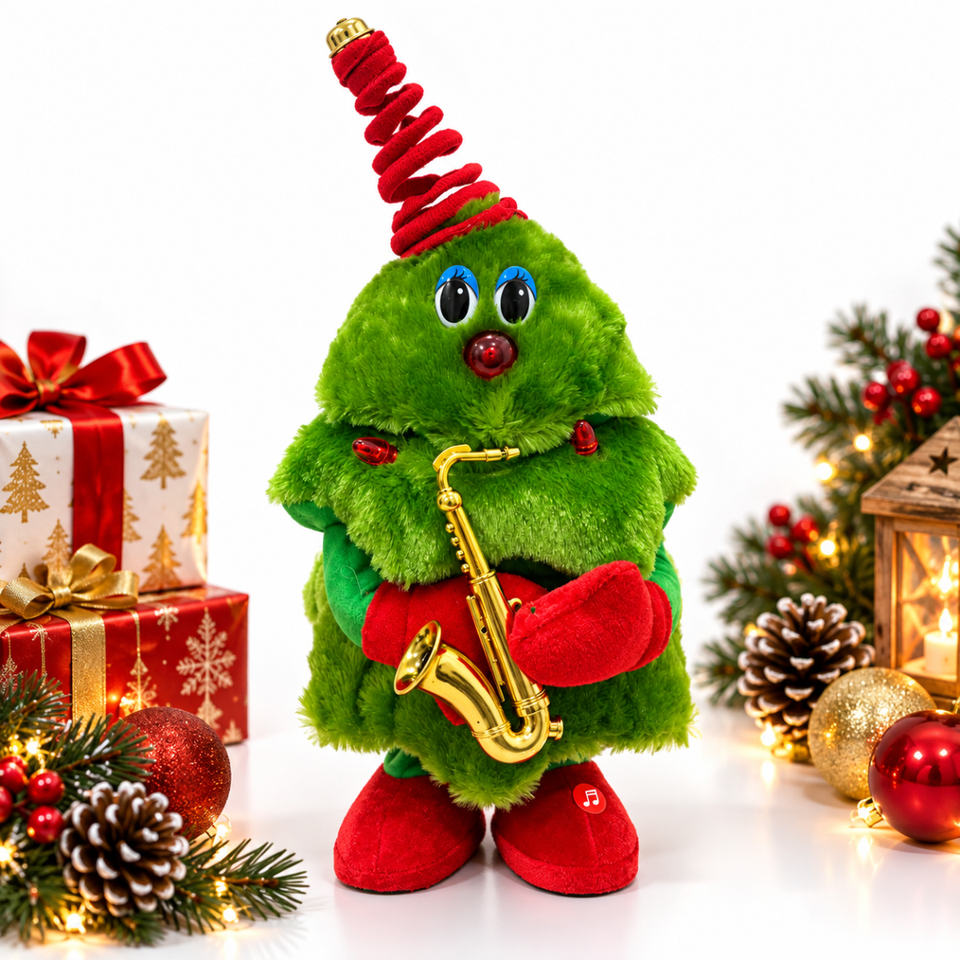 Combo x3 muñeco árbol de navidad bailable