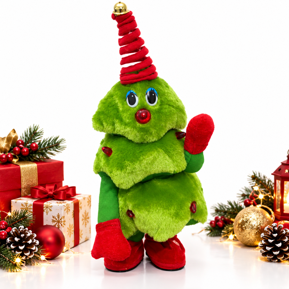 Combo x3 muñeco árbol de navidad bailable