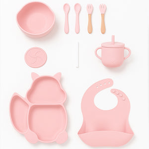 Set de Alimentación Infantil de Silicona 10 Piezas