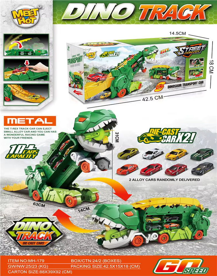 Camión Grúa en Forma de Dinosaurio