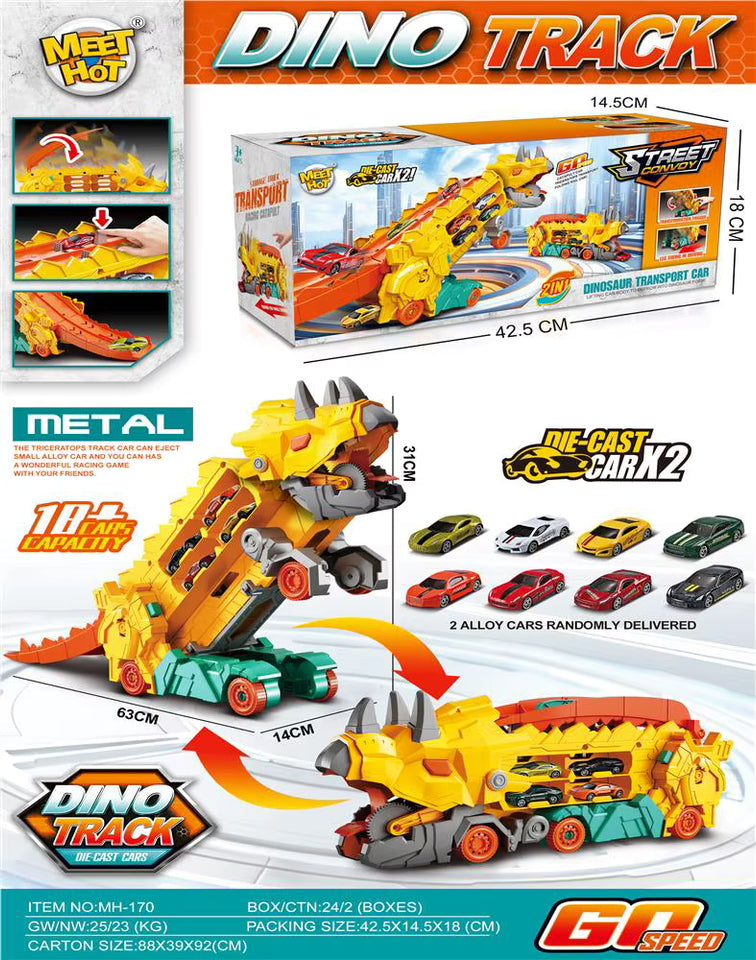 Camión Grúa en Forma de Dinosaurio