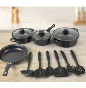 Juego De Ollas Y Utensilios 13 Piezas