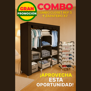 Combo Closet y Zapatero