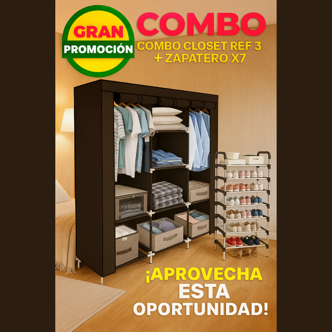 Combo Closet y Zapatero