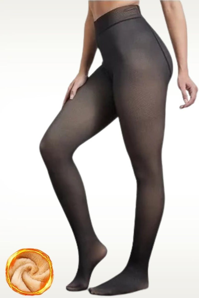 Medias Térmicas De Forro Polar Translucida