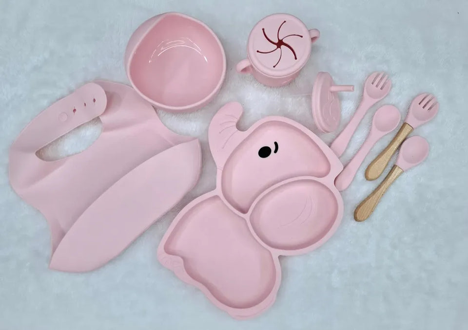 Set de Alimentación Infantil de Silicona 10 Piezas