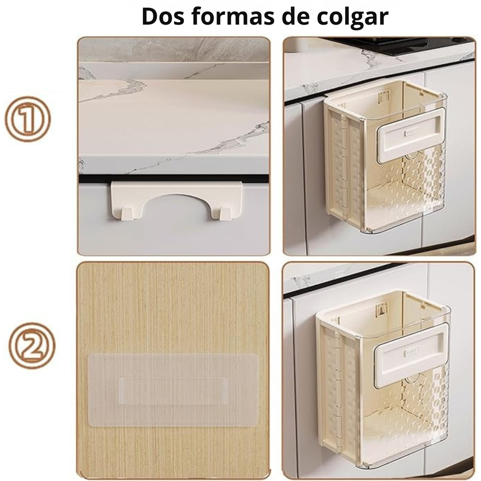 Caneca Basurero Bote Cocina Plegable