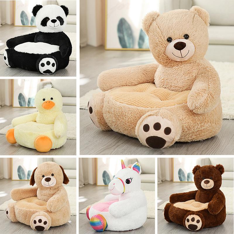 Sillón Infantil de Peluche con Diseño de Animal