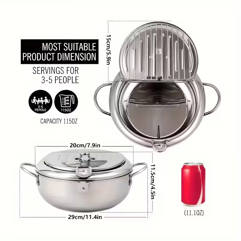 Olla Para Freir Con Control De Temperatura