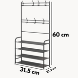 Zapatero Perchero Organizador Multifuncional
