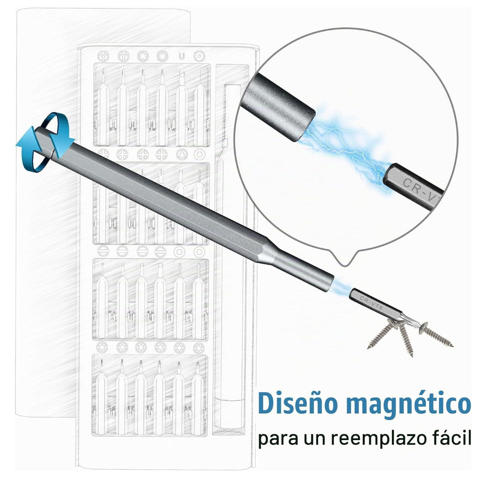 Kit de destornilladores de precisión 24 en 1