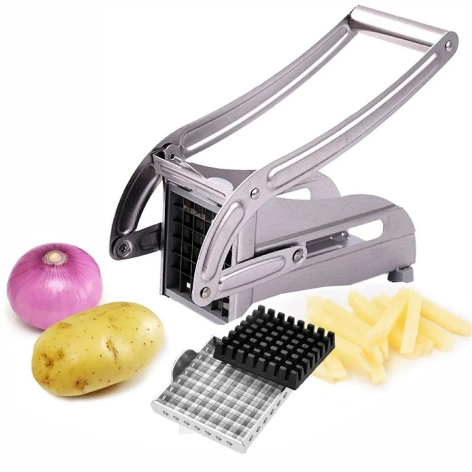 Cortador de Papas a la Francesa de Acero Inoxidable