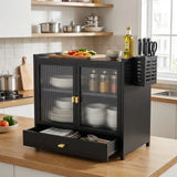 Escurridor organizador de cocina multifuncional