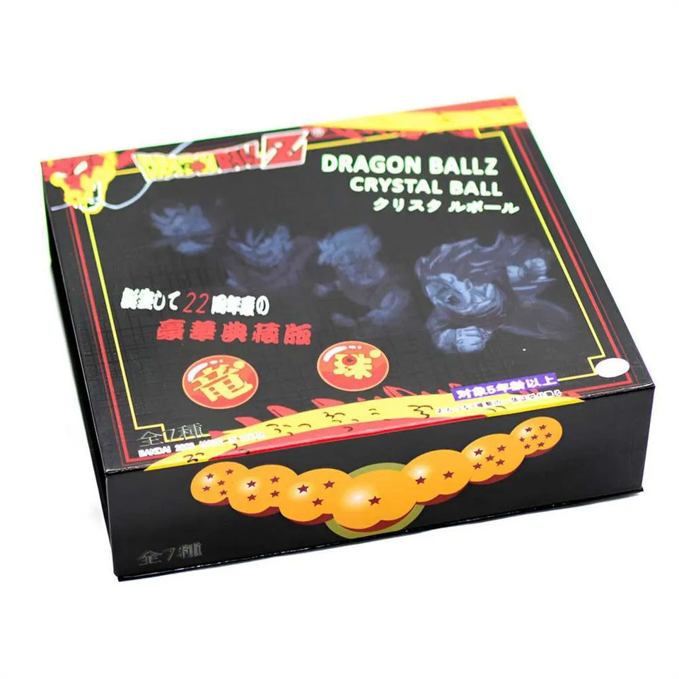 Set de 7 Esferas del Dragón Dragon Ball Z de Cristal con Estuche Premium