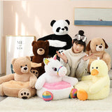 Sillón Infantil de Peluche con Diseño de Animal