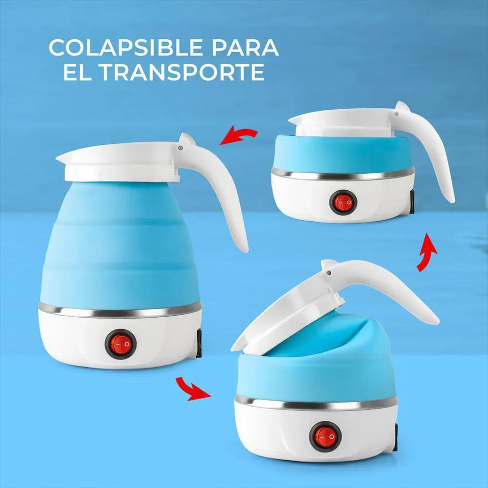 Tetera Eléctrica Plegable Portátil de Viaje 600 ml